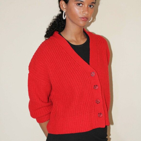 Rita Row Diech Cardigan / Red / M - Picture 3 of 7